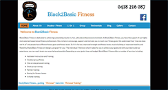 Desktop Screenshot of black2basicfitness.com