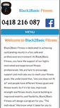 Mobile Screenshot of black2basicfitness.com